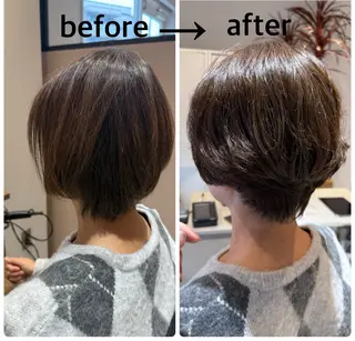 ショート ✨艶髪職人艶カラー✨ 中本輝人のヘアスタイル