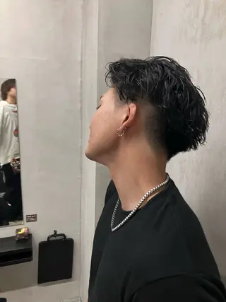 パーマ メンズ特化×女性 施術◎清水 真之介のヘアスタイル