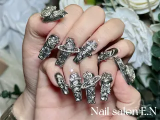 ネイル E.N🦋 長さ出し/持ち込みのネイルデザイン