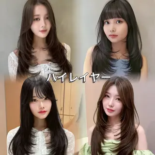 ロング 大宮🫧艶カラー🩵 YUIのヘアスタイル