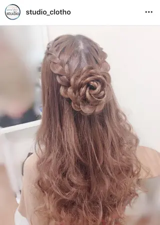 ヘアアレンジ 京都.祇園セットサロン:スタジオ ヒロ【Studio hiro】所属・ヒロ(hiro) •スタジオヒロのヘアスタイル