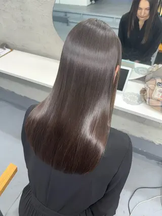 ロング 【柏】ハイトーン× 美髪矯正💫だいちのヘアスタイル