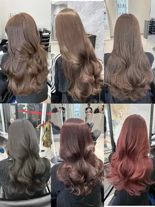 ロング カラー 堀江/透明感 ベージュ/白川幸太のヘアスタイル