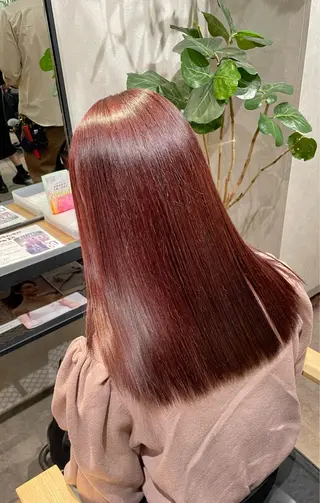 セミロング カラー お洒落カジュアル🍃 まなとのヘアスタイル