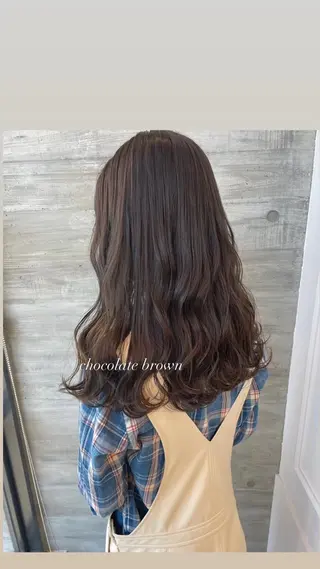 ロング ParveMix 宮﨑 梨里のヘアスタイル