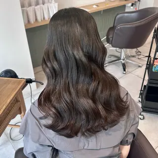 セミロング カラー ブリーチなし/レイヤ ー特化🌈Tommyのヘアスタイル