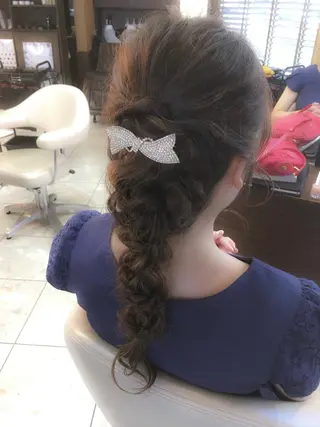 ヘアアレンジ 縮毛矯正/髪質改善 飯田公祐のヘアスタイル