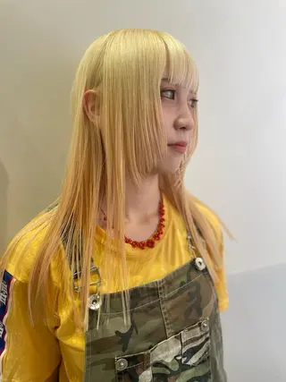 ミディアム カラー SALOWIN所属・ブリーチ✨ ボブ🪢レイヤーのヘアスタイル