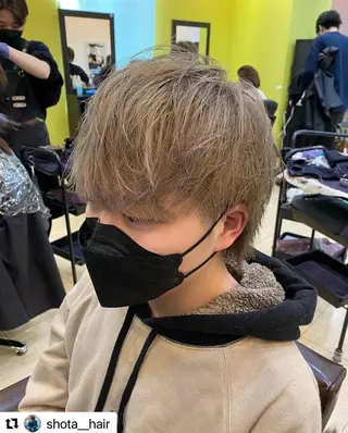 ショート カラー パーマ メンズ 🩷Eny terrace🩷のヘアスタイル