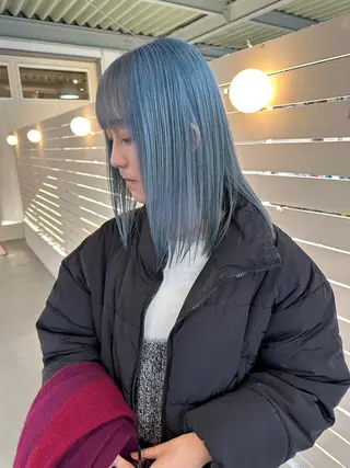 セミロング 小島 健太郎のヘアスタイル