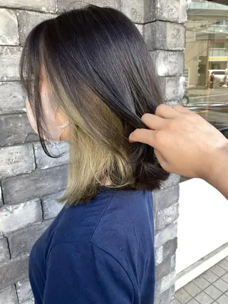 セミロング カラー ✂️似合わせの魔術師 石田一樹✂️のヘアスタイル