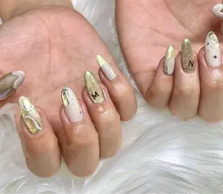 ロング cattleya nailのネイルデザイン