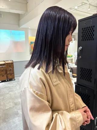 ミディアム siki所属・SIKI yuuna レイヤーカット🪽のヘアスタイル