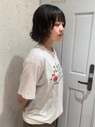 ショート カラー パーマ mai / linoah˚✧のヘアスタイル