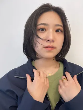 ショート pole/apartment所属・💓パーマ，💗 レイヤーカットのヘアスタイル