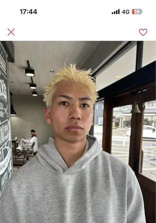 カラー メンズ ⚡️メンズカラー特化 /ブリーチ/興大のヘアスタイル