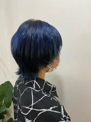 ミディアム カラー Kazaoka Saraのヘアスタイル