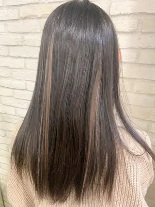 ロング 横浜🍒ルーツカラー エクステ／RIEのヘアスタイル