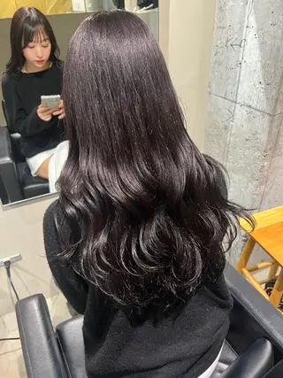 セミロング カラー レイヤーカット/暖色 カラー/mao🎀のヘアスタイル