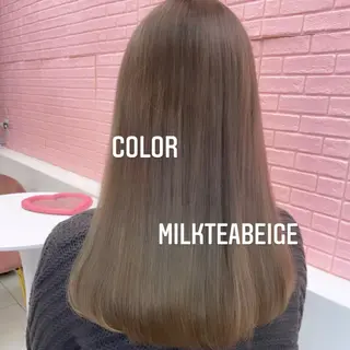 ロング カラー エクステ🩵ブリーチ 韓国ヘア🩵KAEのヘアスタイル