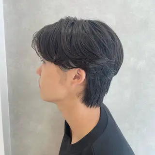 メンズ ダウンパーマ特化💎 ボブ・レイヤーりなのヘアスタイル