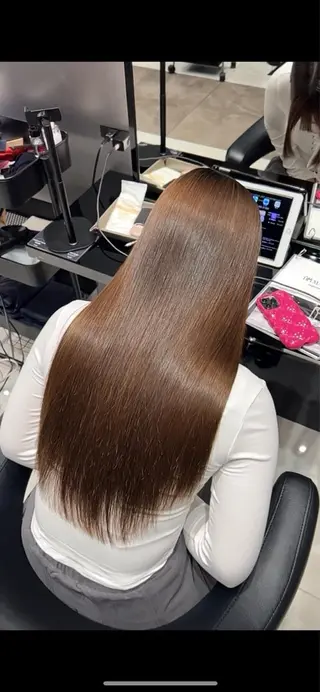 ロング ハルキミナトジャパン横浜所属・美髪矯正/髪質改善 /艶髪/千田理名🪞のヘアスタイル