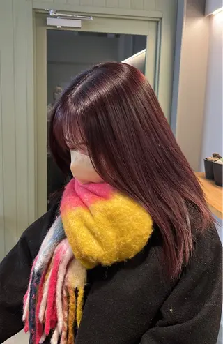 ロング 石黒 良華のヘアスタイル