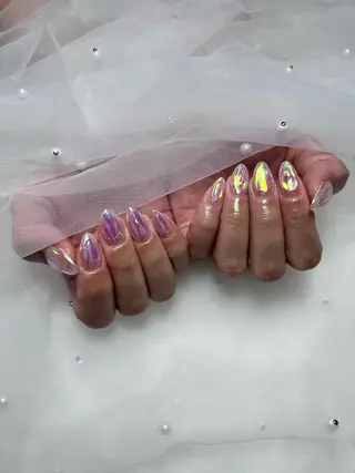 ロング 28ネイルㅤㅤㅤㅤ ことはのネイルデザイン