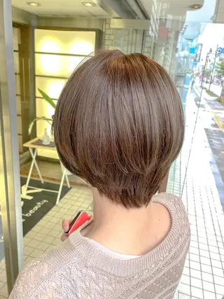 ショート カラー 韓国風スタイル 🍓MIZUKI🍓のヘアスタイル