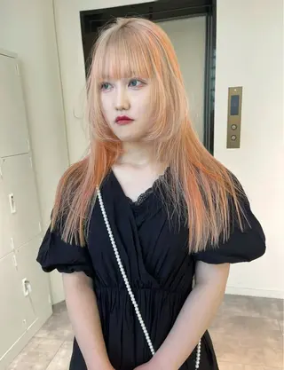 カラー 渋谷/ハイトーン/ 🪐airi👽のヘアスタイル