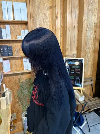 カラー まろみ暖色×ボブ ×chia🕯のヘアスタイル