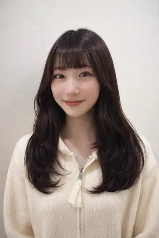 ロング ブリーチ/ダブル カラー/neneのヘアスタイル