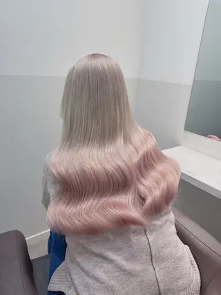 ロング カラー ヘアアレンジ メンズ SALOWIN所属・ハイトーン美容師 MASATOのヘアスタイル