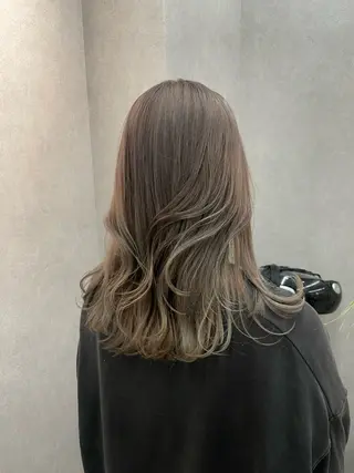 ミディアム カラー いなみね はるきのヘアスタイル