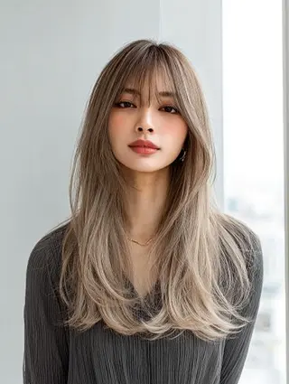 セミロング 美容室難民支持率No １✨凄艶髪✨DAL.のヘアスタイル