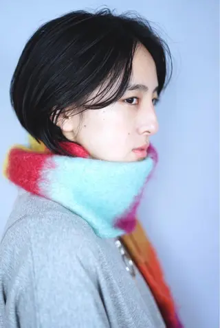 ミディアム 💘透明感カラー💘 沖本 将宏のヘアスタイル