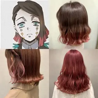 ロング カラー ヘアアレンジ 代表🎀 ふわモテ愛 され髪🩷yumiのヘアスタイル