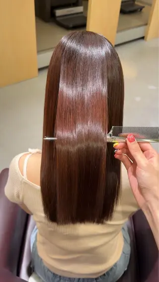 ロング ️🫧透明感カラー& 髪質改善🎀いさきのヘアスタイル