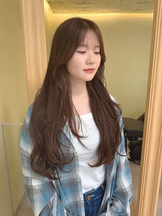 ロング 伶風/ボブ/ ヘーゼルベージュのヘアスタイル