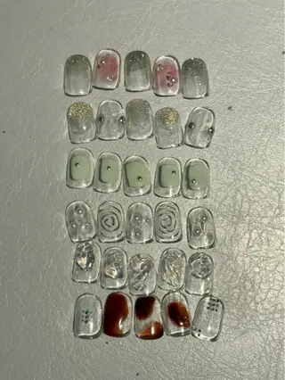 ネイル ワンホン／ニュアンス Ayanoのネイルデザイン