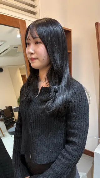 セミロング ボブ/レイヤー /河内温太のヘアスタイル