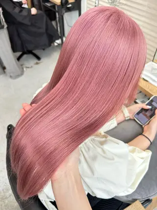 ロング カラー 🧸艶々韓国ヘア 🧁mizunaのヘアスタイル