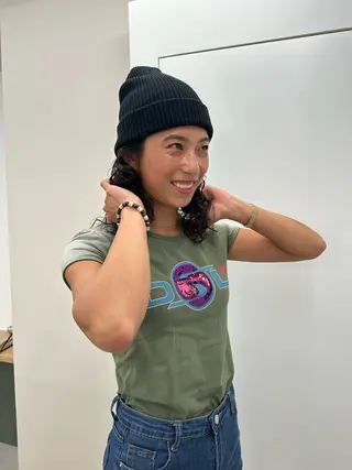 ミディアム カラー パーマ キッズ オトナヘア🌸 harukaのヘアスタイル