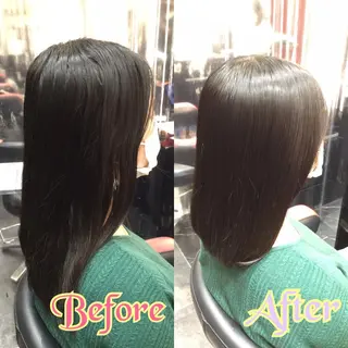 ミディアム カラー Annon プライベートサロンのヘアスタイル