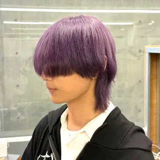 カラー メンズ Welring hair salon所属・Runa/大人 かわいいハイトーンのヘアスタイル