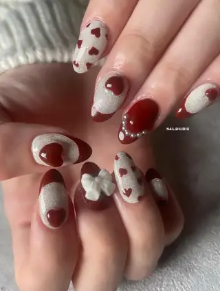 ネイル 3dパーツ/流行り 👧shushu❤️のネイルデザイン