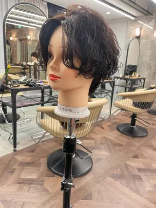 ショート パーマ 期間限定無料カット まつきのヘアスタイル