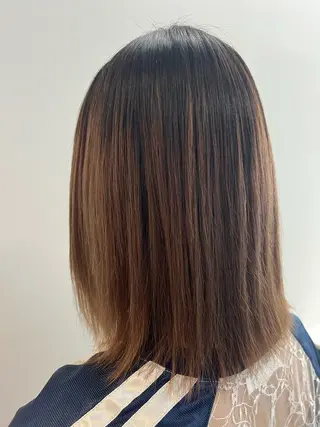 ミディアム パーマ 髪質改善✨縮毛矯正 美髪担当・大西真奈のヘアスタイル