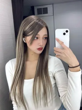 ロング カラー 🪡プルエクステ🪡 カラエク評価◎ユウゴのヘアスタイル