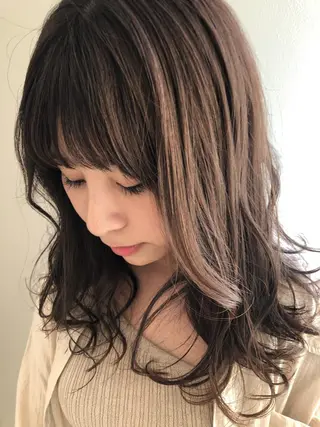 ロング 似合わせ.ﾍｱｾｯﾄ 得意🌹井上美沙のヘアスタイル